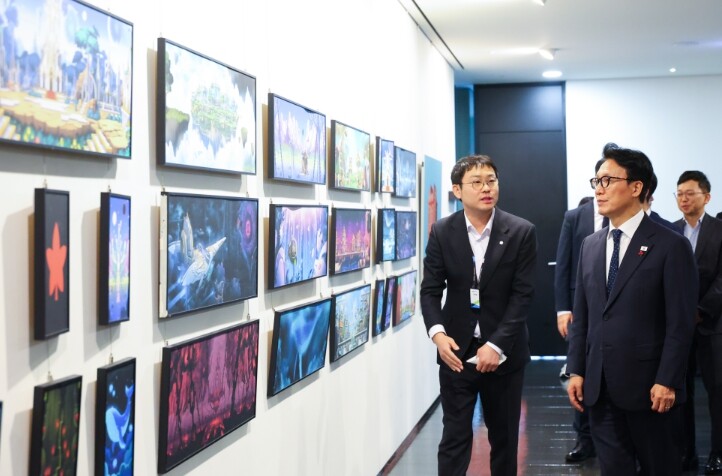 김민석 국무총리, 넥슨 기업 현장 방문