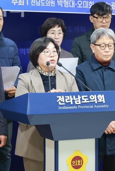 오미화 전남도의원, 전남-광주 행정통합 전 농어촌 위기대책 선행 촉구