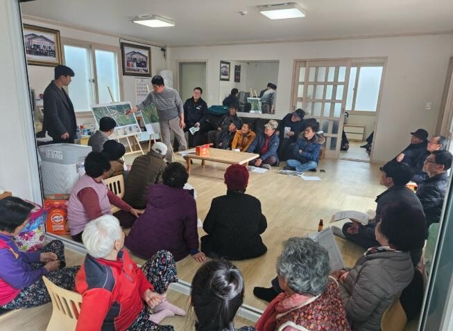 고흥군, 동강 덕암 소하천 정비사업 주민설명회 개최