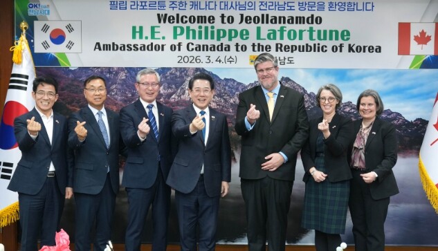전남도, 주한 캐나다 대사와 미래 협력 방안 논의