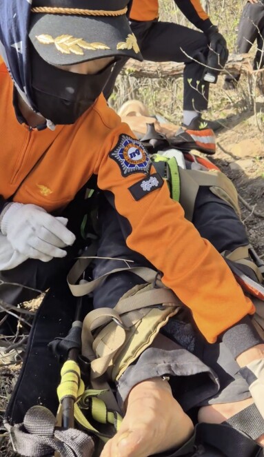 강진소방서, 구조대 신속 대응으로 월출산 추락사고 구조