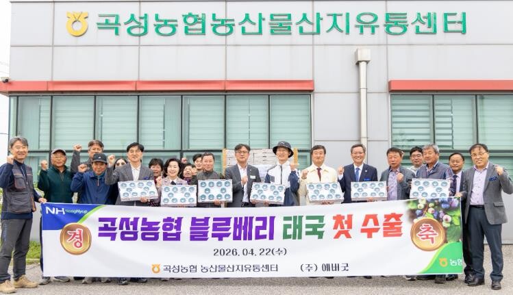 곡성 블루베리, 2026년 태국 첫 수출 “해외시장 진출 신호탄”