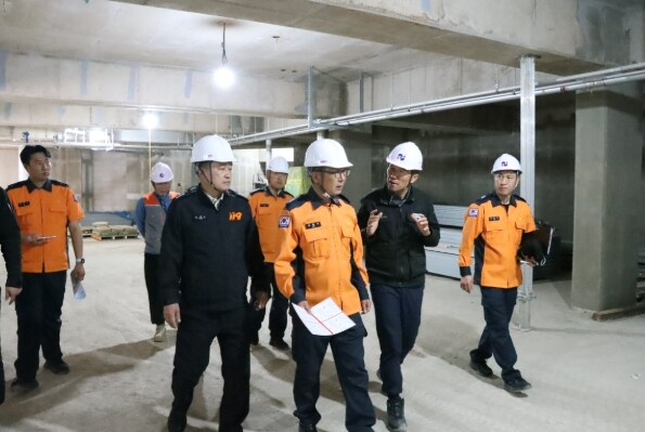 나주소방서, 대형 공사장 현장지도 강화, 외국인 근로자 안전교육 병행