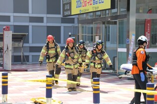 전남소방본부, 기후 위기 따른 복합재난 대응 온 힘