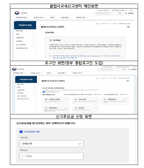 민생물가 안정화 및 학원 운영 건전성 제고를 위해 학원 신고포상금 최대 10배 인상