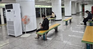 광주교통공사, 전 역사 승강장에 대형 선풍기 배치 완료