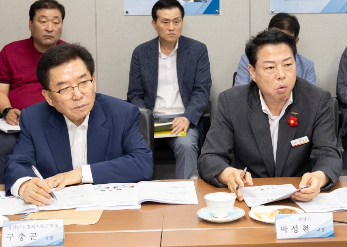 구충곤 광양경자청장, 동부권 신임 지자체장들과 연쇄 회동…미래 산업 경쟁력 강화 협력 다짐