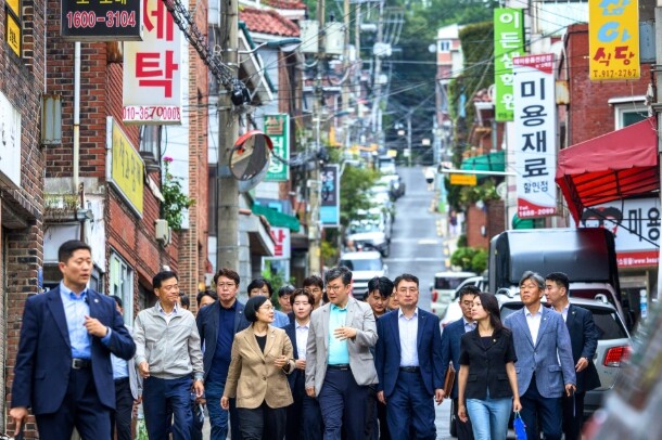 한성숙 국무총리, 서울 민간재개발 사업 현장점검