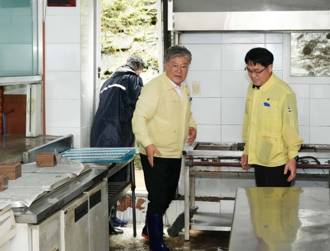 영광군, 호우경보에 따른 침수피해 비상대응 총력